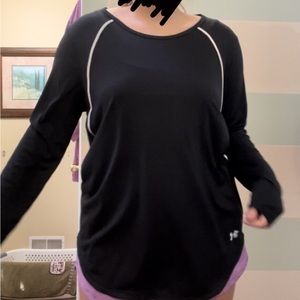 Never worn black adidas top size XL